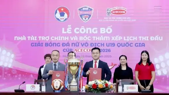 Bốc thăm Giải bóng đá Nữ Vô địch U19 quốc gia 2025